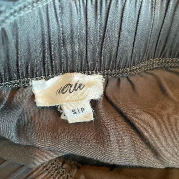 Aerie Ruffle Tiered Viscose Mini Skirt Washed Black/Gray - Picture 5 of 6